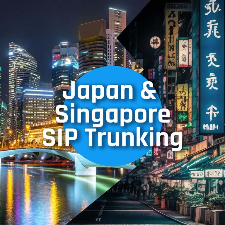 Japan & Singapore on SIP Trunking