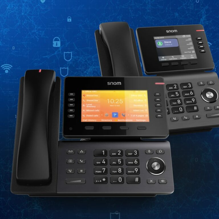 New Snom "Gunmetal|" IP Phones for higher security and performance